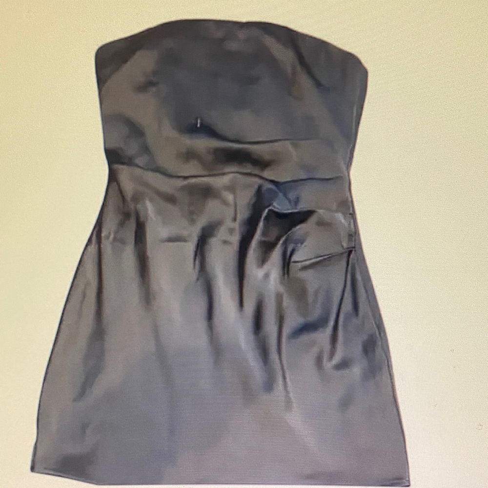 Elegant Black Strapless Dress